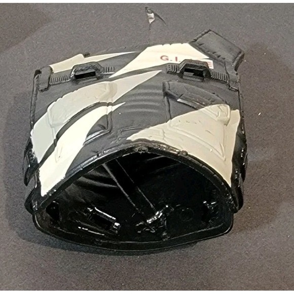 Vintage GI Joe Urban Camo Jumpsuit Black White Camo Armor Vest Accessory Clothes - Picture 6 of 6